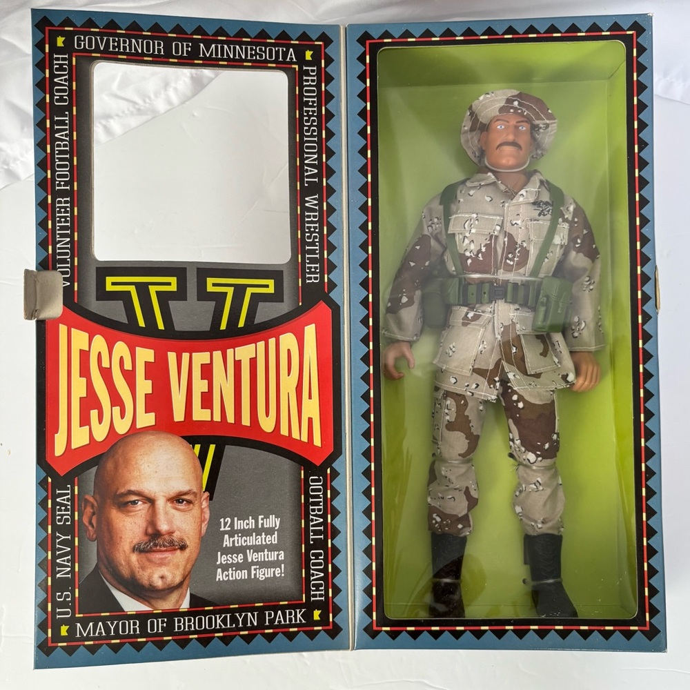 Jesse Ventura Man of Action 1999 Minnesota Governor Action Figure